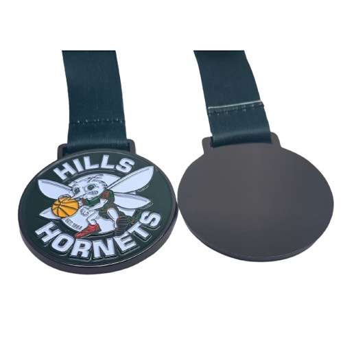 Medal black with soft enamel