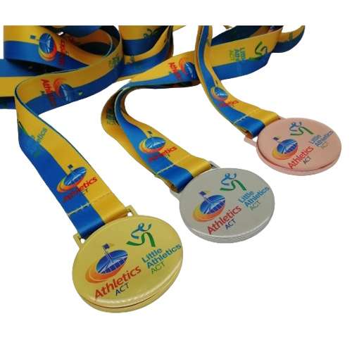 Medal printed with epoxy